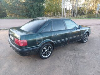 1992 Audi 80 V (B4), зелёный, 129000 рублей, вид 5