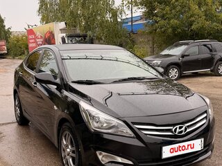 2016 Hyundai Solaris I Рестайлинг, чёрный, 810000 рублей, вид 1