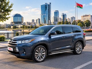 2019 Toyota Highlander III (XU50) Рестайлинг, серый, 2670000 рублей, вид 1