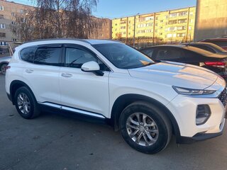 2018 Hyundai Santa Fe IV, белый, 2800000 рублей, вид 4