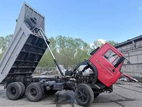 1995 КамАЗ 5511, красный, 750000 рублей, вид 2