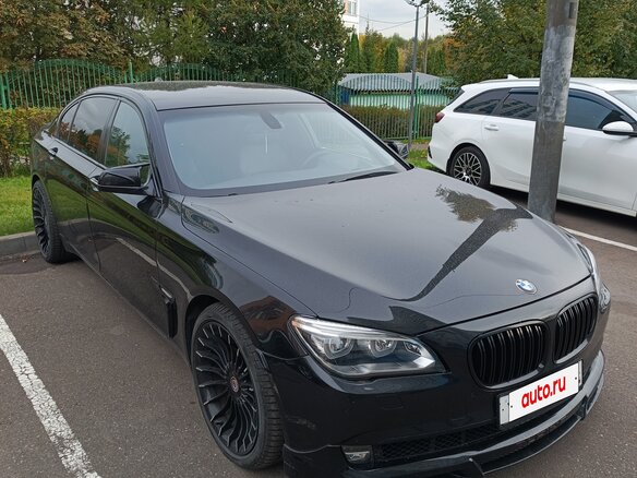 2010 BMW 7 серии Long 750Li xDrive V (F01/F02/F04), чёрный, 1700777 рублей - вид 4