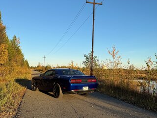2018 Dodge Challenger III Рестайлинг 2, синий, 3300000 рублей, вид 2