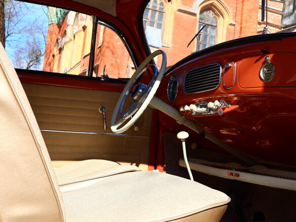 1955 Volkswagen Type 1, оранжевый, 3850000 рублей - вид 14