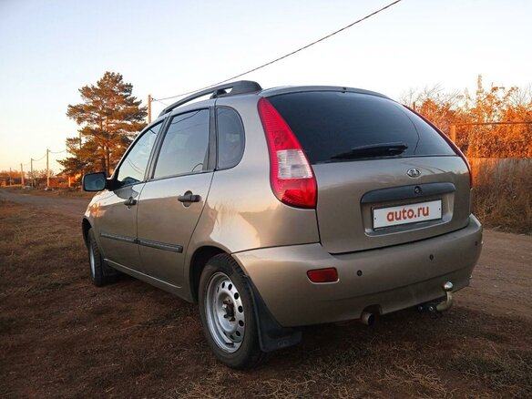 2012 Lada (ВАЗ) Kalina I, бежевый, 450000 рублей - вид 1