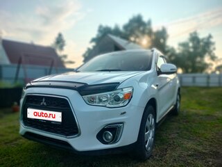 2014 Mitsubishi ASX I Рестайлинг, белый, 980000 рублей, вид 2