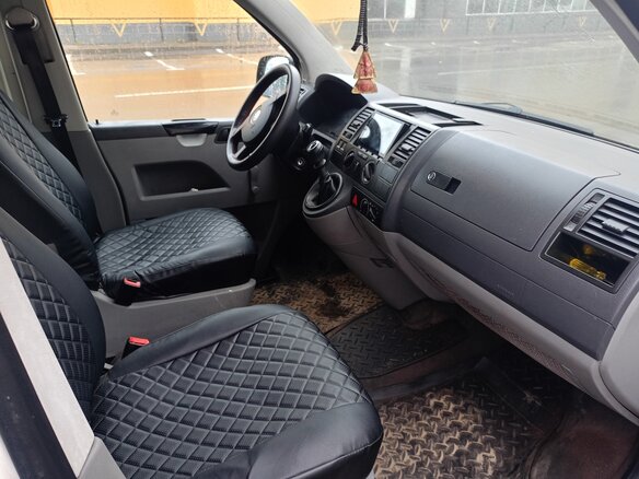 2008 Volkswagen Transporter Long T5, белый, 1350000 рублей - вид 6
