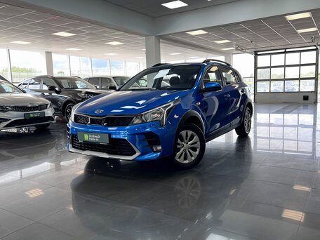 2020 Kia Rio X IV Рестайлинг, синий, 1575000 рублей, вид 1