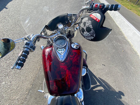 2004 Kawasaki VN1500 Vulcan, красный, 400000 рублей, вид 5
