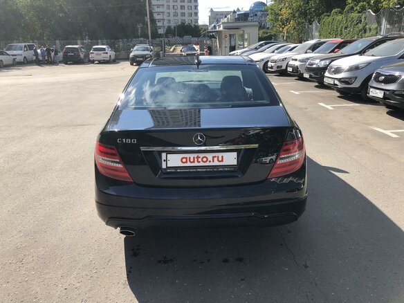 2012 Mercedes-Benz C-Класс 180 BlueEFFICIENCY III (W204) Рестайлинг, чёрный - вид 5