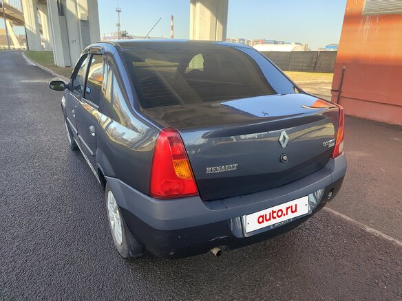 2006 Renault Logan I, серый, 275000 рублей - вид 5