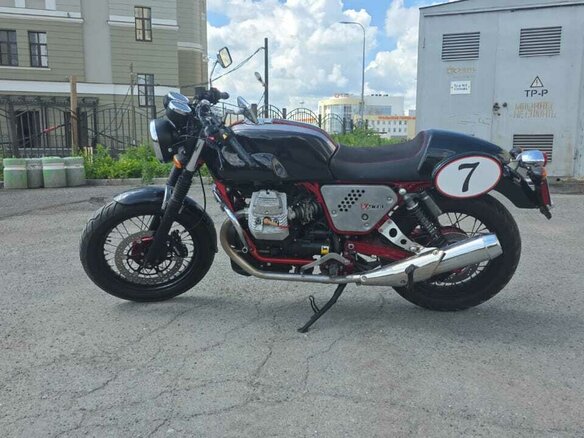 2012 Moto Guzzi V 7, чёрный, 520000 рублей - вид 7