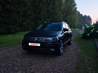 2019 Volkswagen Tiguan Allspace II, чёрный, 2600000 рублей, вид 2