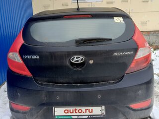 2012 Hyundai Solaris I, чёрный, 505000 рублей, вид 3