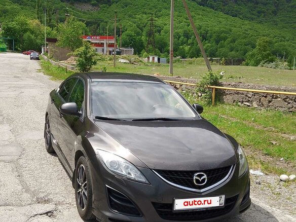 2012 Mazda 6 II (GH) Рестайлинг, коричневый, 800000 рублей
