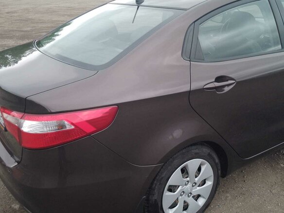 2014 Kia Rio III, коричневый, 1000000 рублей - вид 8