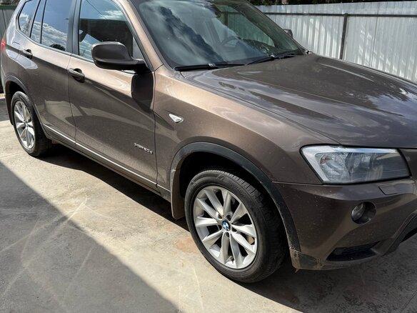 2012 BMW X3 20d xDrive II (F25), коричневый, 1800000 рублей - вид 8