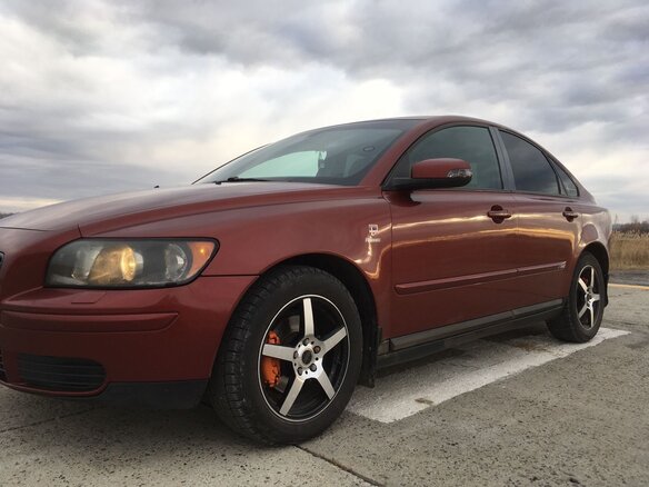 2006 Volvo S40 II, красный, 850000 рублей - вид 1