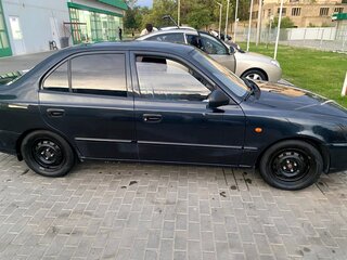 2008 Hyundai Accent ТагАЗ II, чёрный, 780000 рублей, вид 1