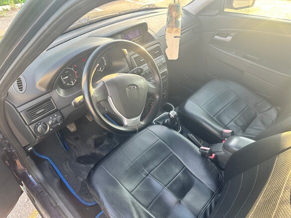 2014 Lada (ВАЗ) Priora I Рестайлинг, синий, 415000 рублей - вид 6