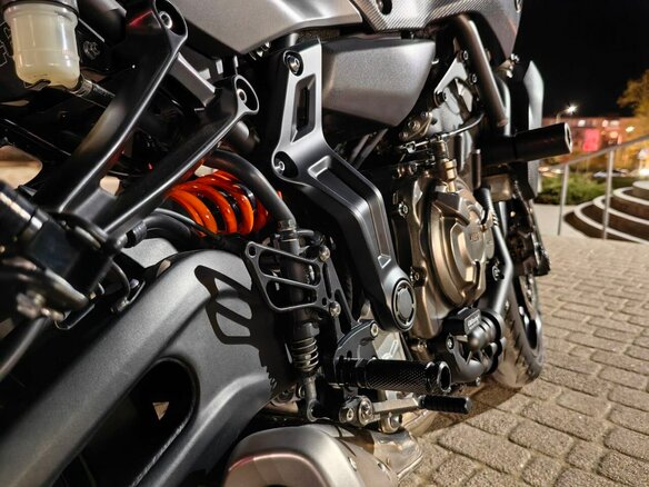 2016 Yamaha MT-07 (FZ-07), чёрный, 670000 рублей - вид 14
