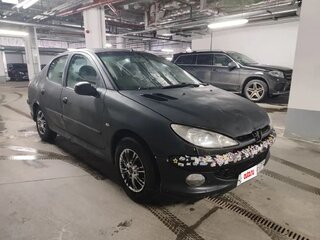 2009 Peugeot 206, чёрный, 125000 рублей, вид 4