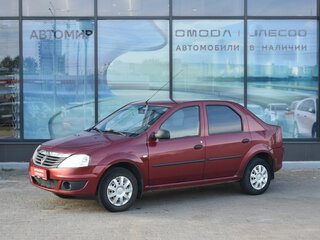 2010 Renault Logan I Рестайлинг, красный, 299000 рублей, вид 1