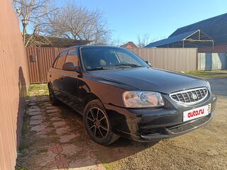 2011 Hyundai Accent ТагАЗ II, чёрный, 580000 рублей, вид 3