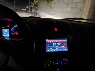 2013 Lada (ВАЗ) Kalina II, красный, 325000 рублей, вид 4