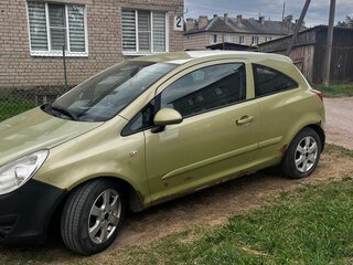 2007 Opel Corsa D, зелёный, 160000 рублей, вид 4