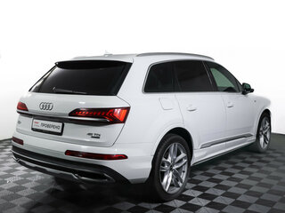 2020 Audi Q7 45 TDI II (4M) Рестайлинг, белый, 5674779 рублей, вид 5