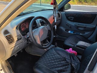2006 Hyundai Accent ТагАЗ II, серебристый, 230000 рублей, вид 5