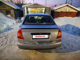 2008 Hyundai Accent ТагАЗ II, серебристый, 450000 рублей, вид 3