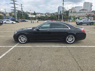 2018 Mercedes-Benz S-Класс 350 d Long VI (W222, C217) Рестайлинг, чёрный, 4000000 рублей, вид 4