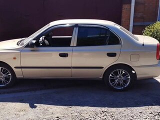 2006 Hyundai Accent ТагАЗ II, бежевый, 555000 рублей, вид 3