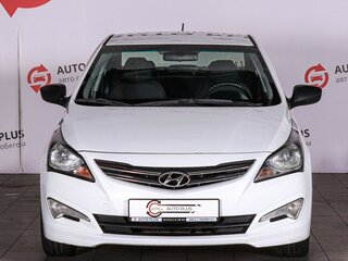 2016 Hyundai Solaris I Рестайлинг, белый, 1120000 рублей, вид 4