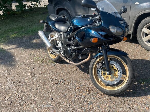 1998 Suzuki SV 400, синий, 300000 рублей