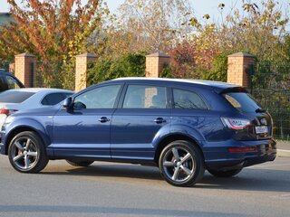 2008 Audi Q7 I (4L), синий, 1600000 рублей, вид 4