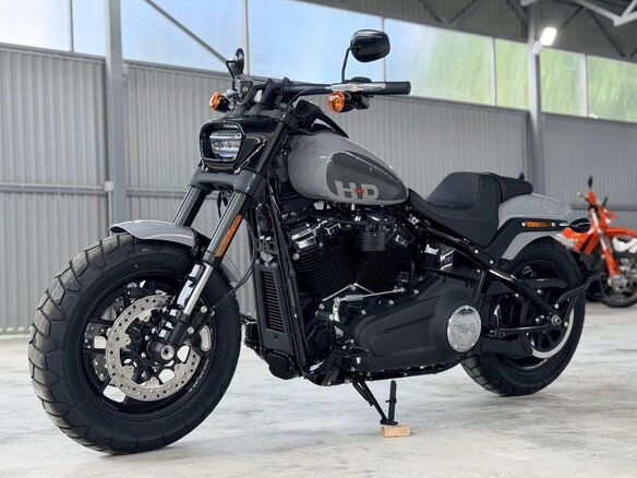 2024 Harley-Davidson Fat Bob, серый - вид 2