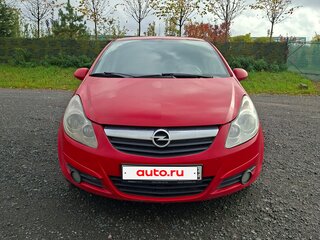 2008 Opel Corsa D, красный, 210000 рублей, вид 1