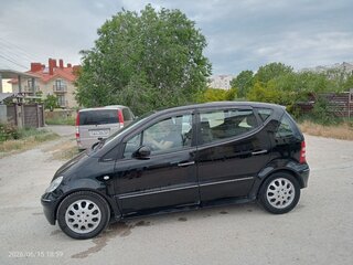 2001 Mercedes-Benz A-Класс 160 I (W168), чёрный, 500000 рублей, вид 2