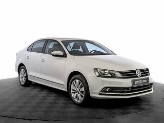 2016 Volkswagen Jetta VI Рестайлинг, белый, 1490000 рублей, вид 3
