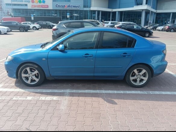 2006 Mazda 3 I (BK), синий, 600000 рублей - вид 3