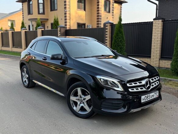 2017 Mercedes-Benz GLA 250 I (X156) Рестайлинг, чёрный