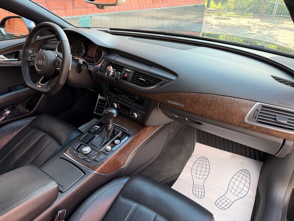 2013 Audi A7 I (4G), чёрный, 1490000 рублей - вид 8