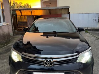 2014 Toyota Camry VII (XV50) Рестайлинг, чёрный, 1790000 рублей, вид 3