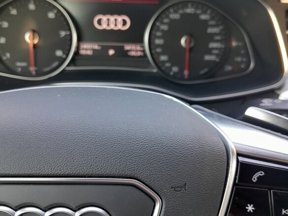 2020 Audi A6 45 TFSI V (C8), синий, 2750000 рублей - вид 8