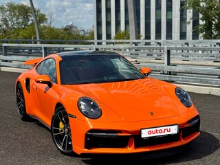 2021 Porsche 911 Turbo S VIII (992), оранжевый, 18900000 рублей, вид 4