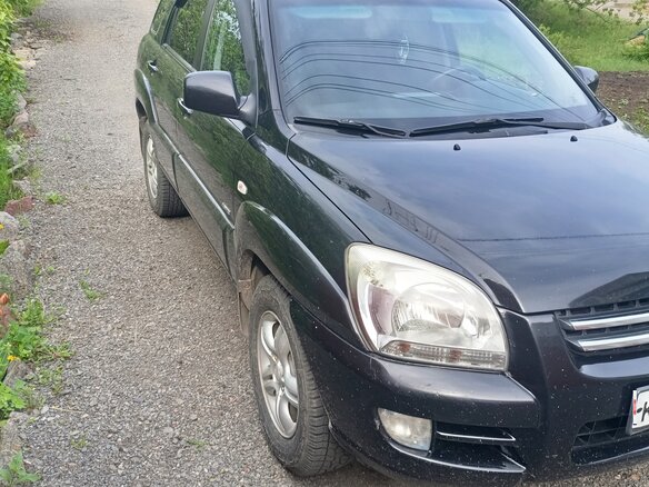 2006 Kia Sportage II, чёрный - вид 1