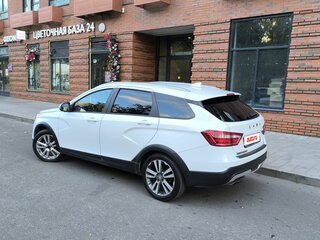 2018 Lada (ВАЗ) Vesta SW Cross I, белый, 890000 рублей, вид 4
